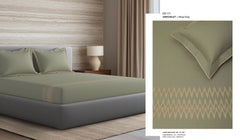 Bedsheets - King Premium machine embroidery bedsheets Sansaar : Charm