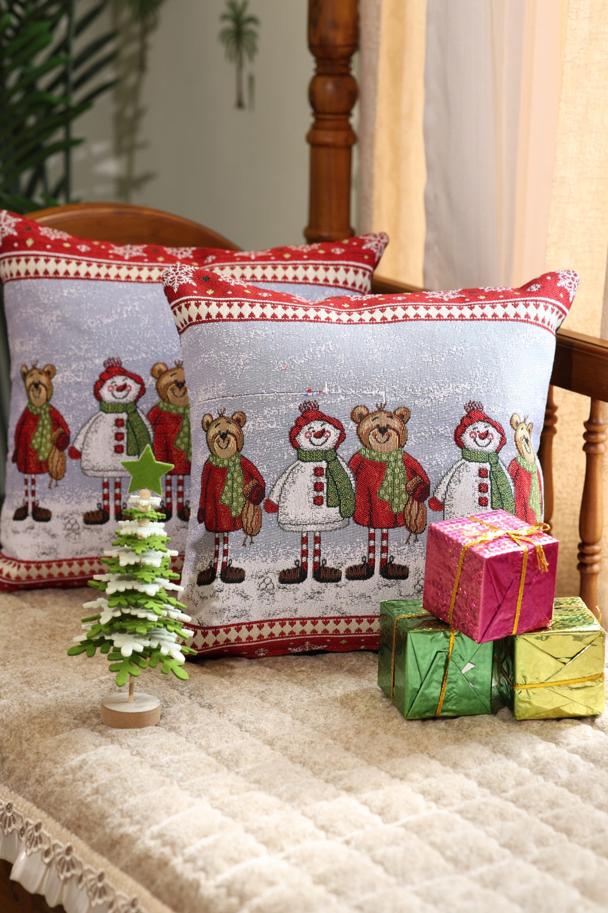 Cushion covers - Xmas edition jacuard