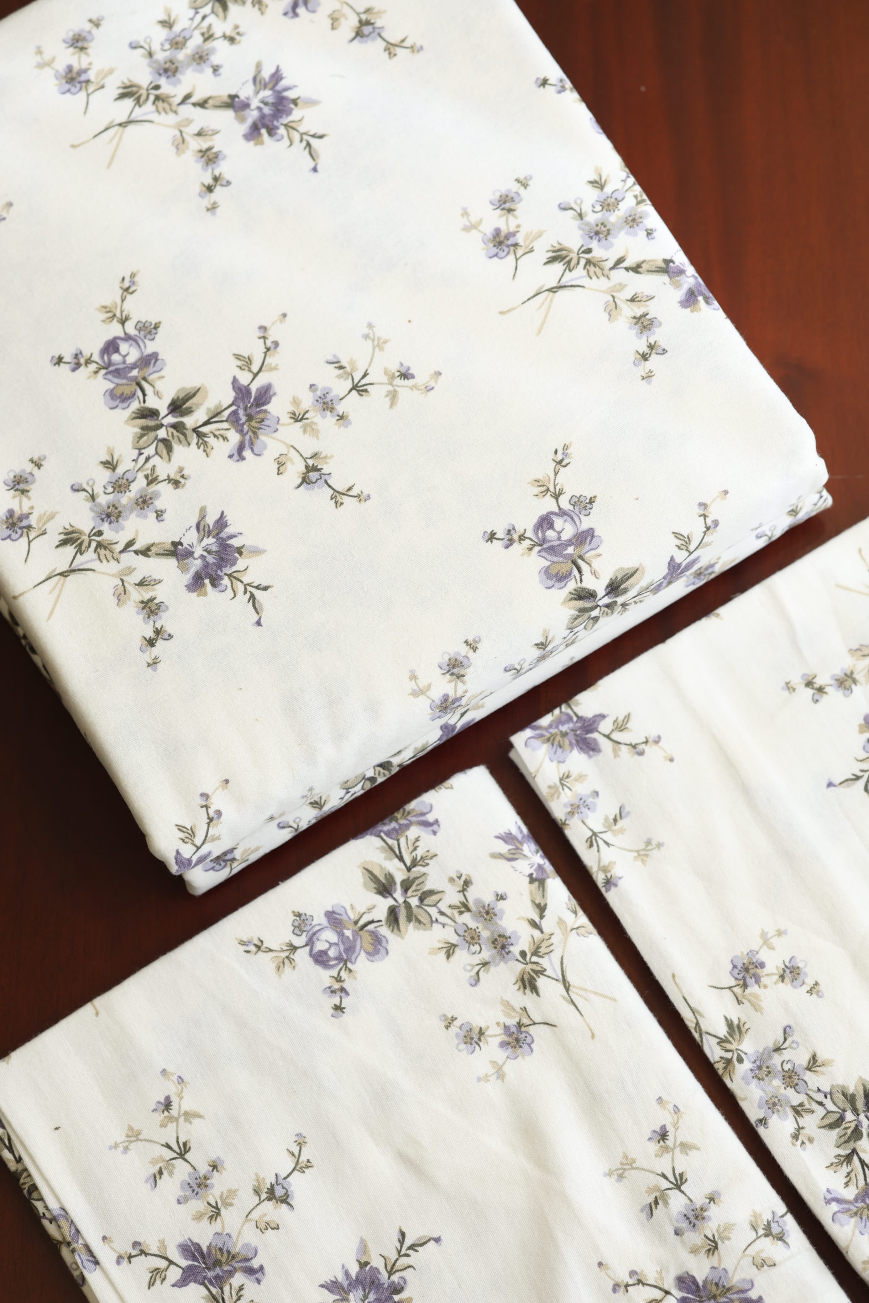 Vintana King Size Soft Cotton Flannel Bedsheet Set
