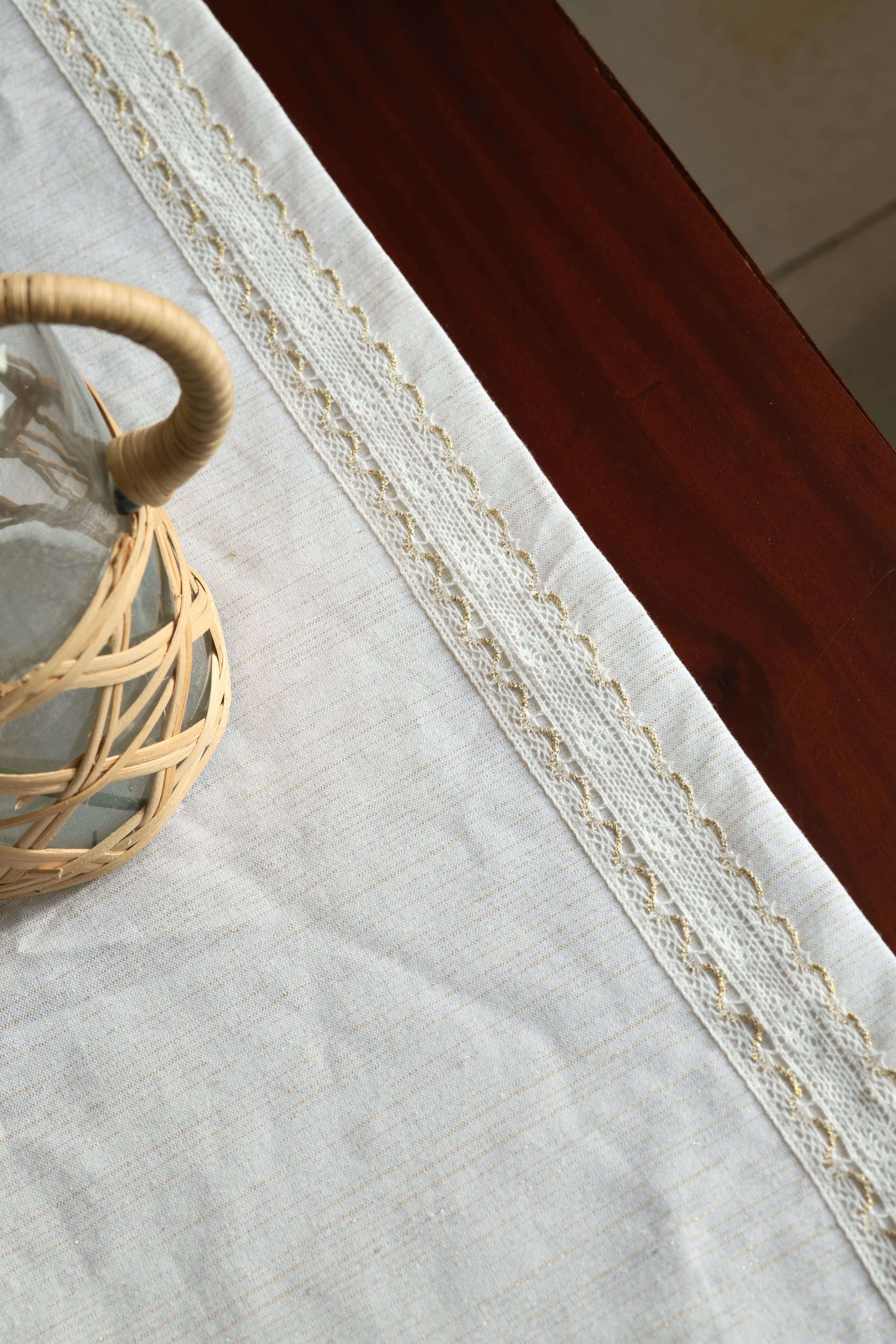 Table runners - 6 seater embroidery
