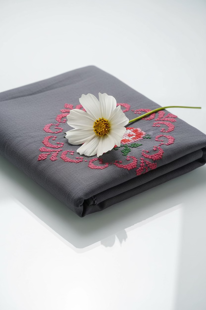 Bedsheets - Queen cross stitch embroidered bedsheets