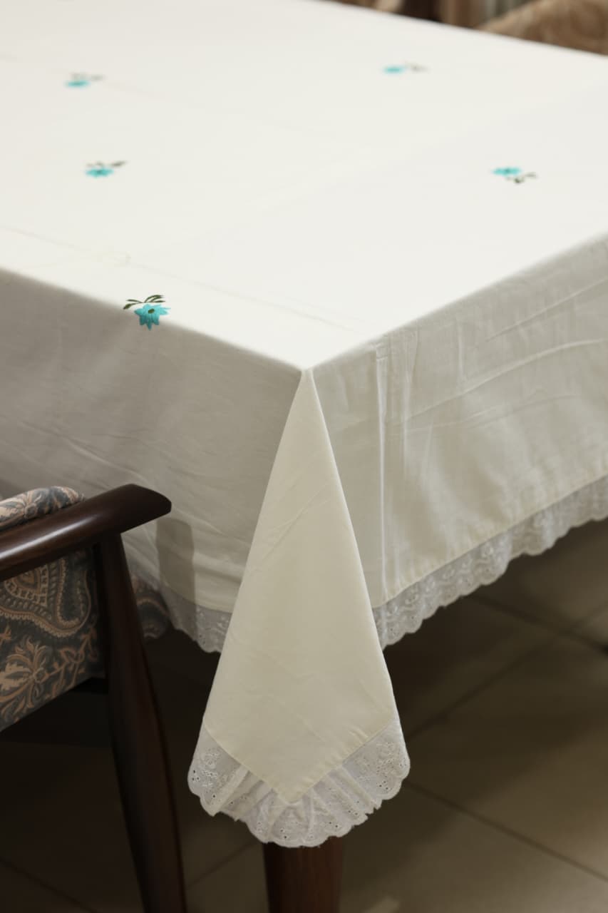 Onam Embroidery table cloth -6 seater