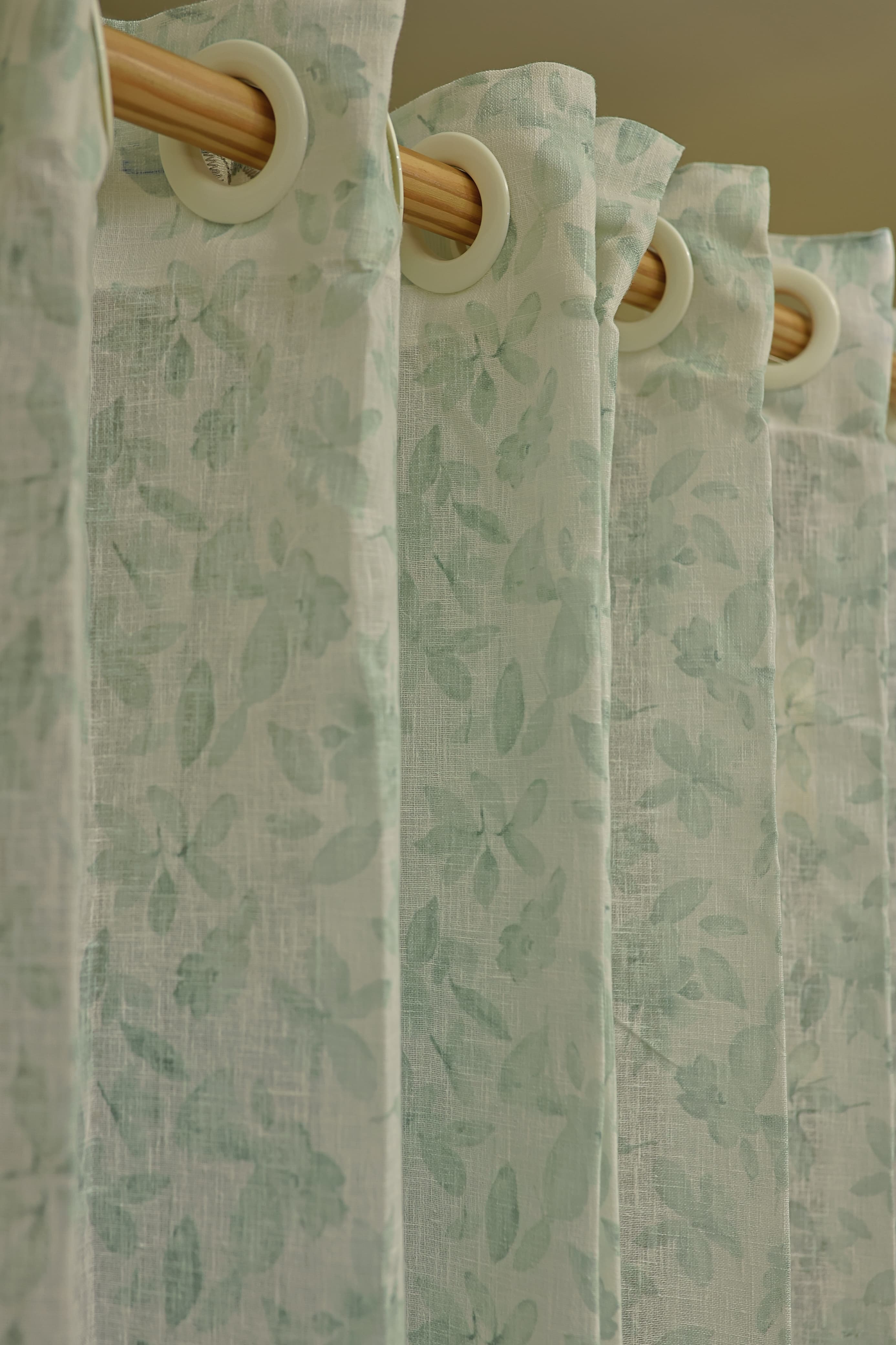 Curtain-Self printed semi transparent