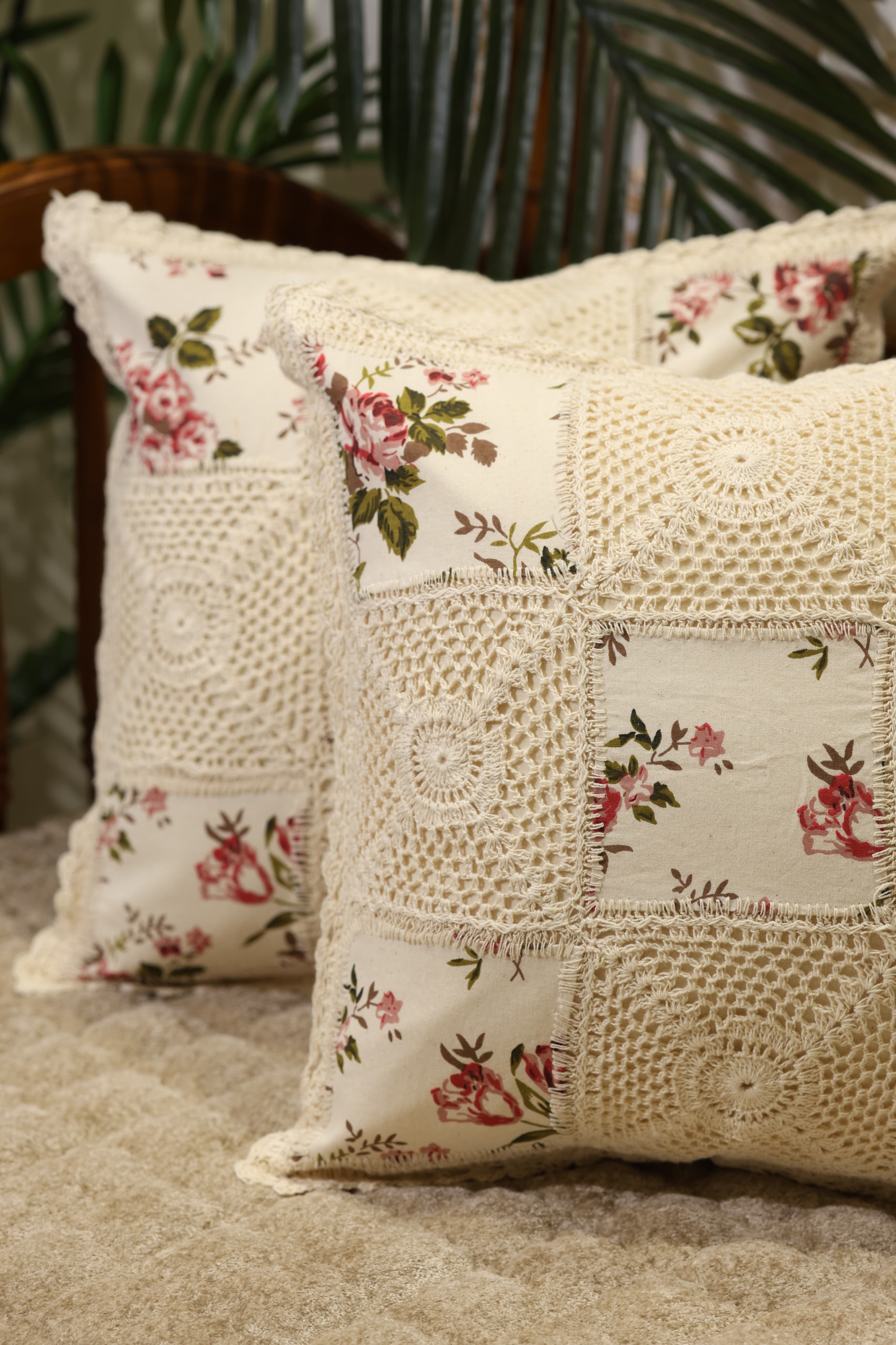 Cushion covers - crochet cushion covers Size :16*16 inches