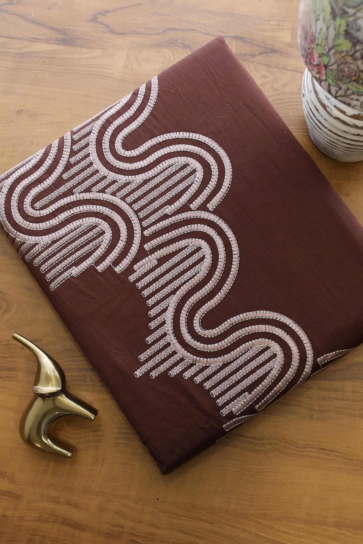 Bedsheets - Premium King Machine embroidery Soft cotton bedsheets