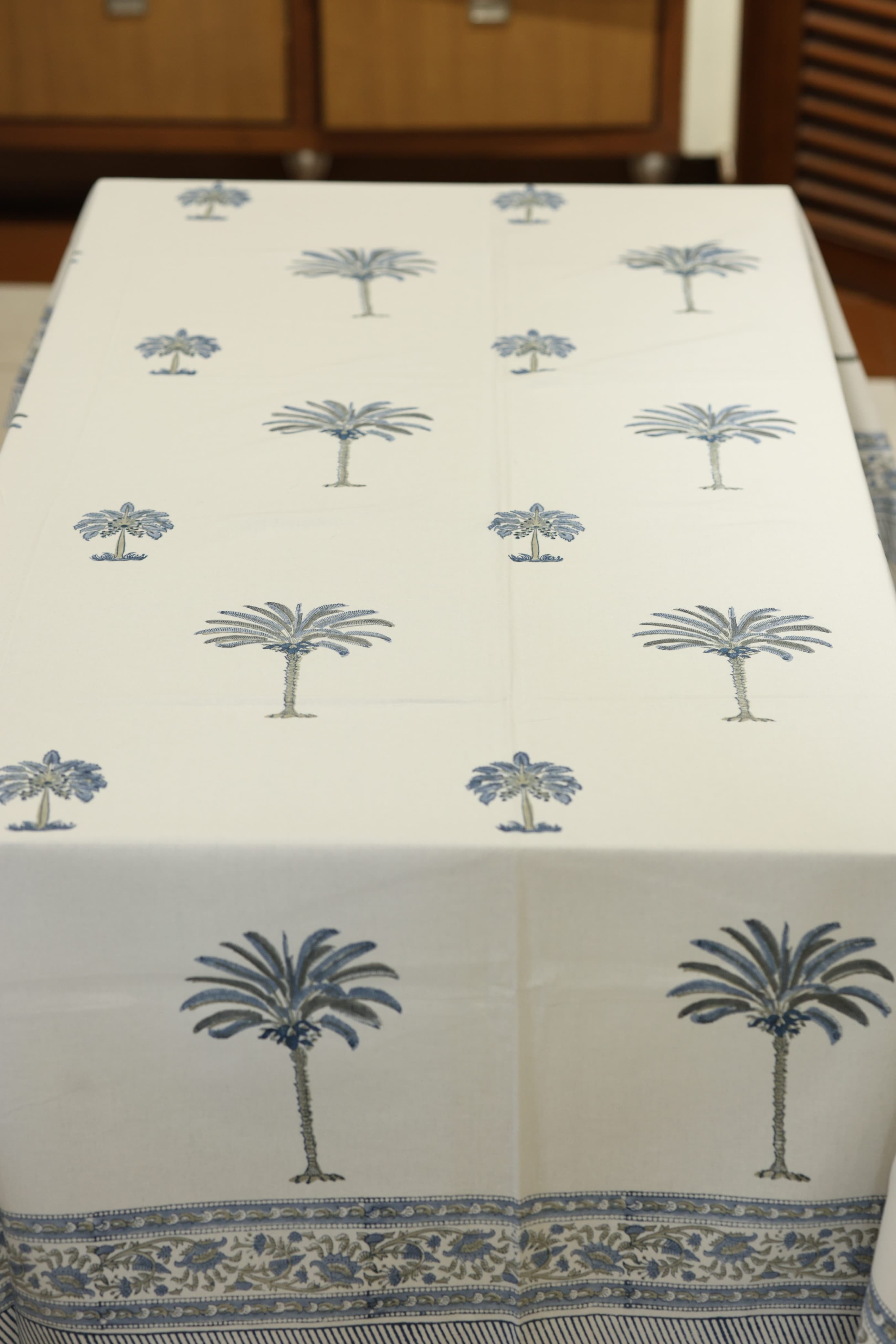 Table cloths - 8 seater Handblock printed canvas