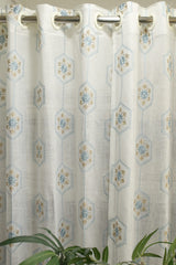 Curtains - Premium embroidery sheer curtains meraki