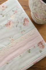 Bedsheets - Premium King cotton lace bedsheets majestic