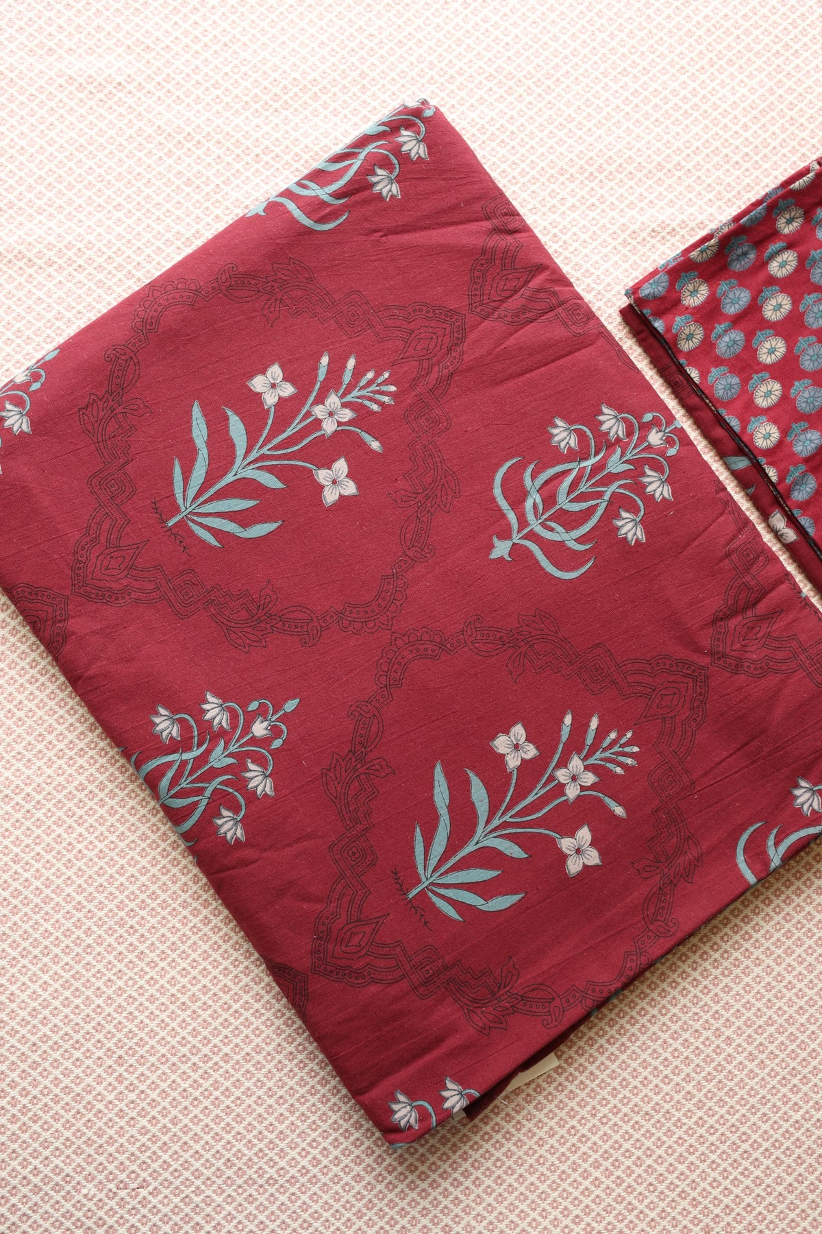 SuperKing Ajrakh Print Cotton Bedsheet