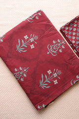 SuperKing Ajrakh Print Cotton Bedsheet