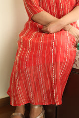 Sale : Kurti Dress : White Pearls : Ready to ship