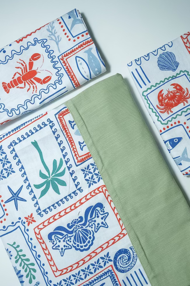 Bedsheets - Queen daily use border bedsheets