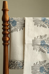 Towels - Waffle Handblock print Towel Set