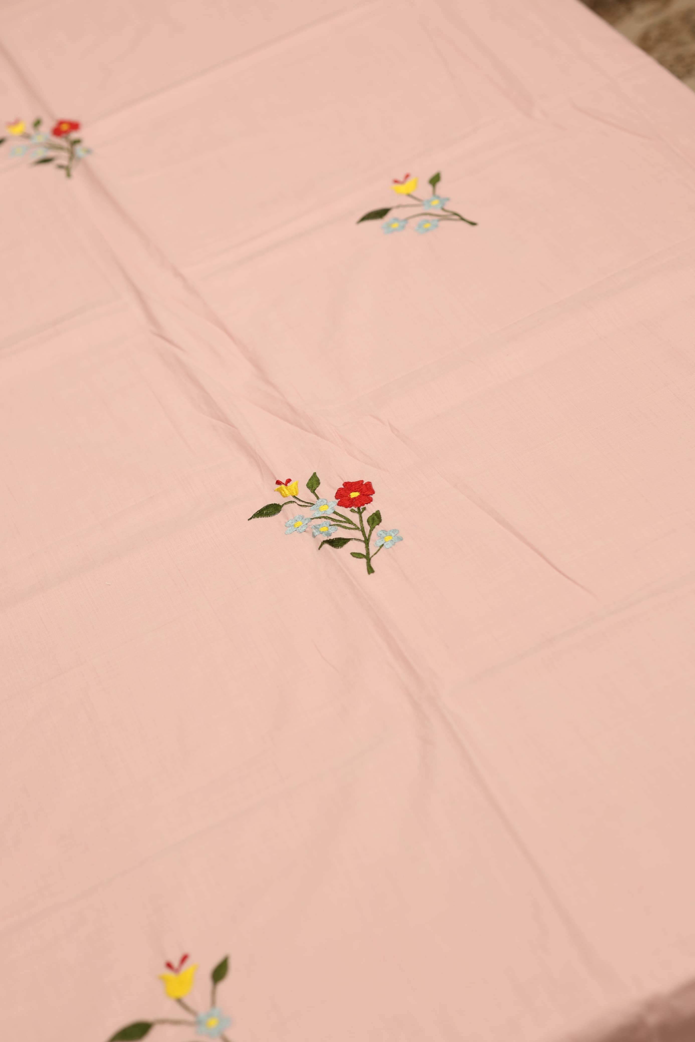 Onam Embroidery table cloth -6 seater