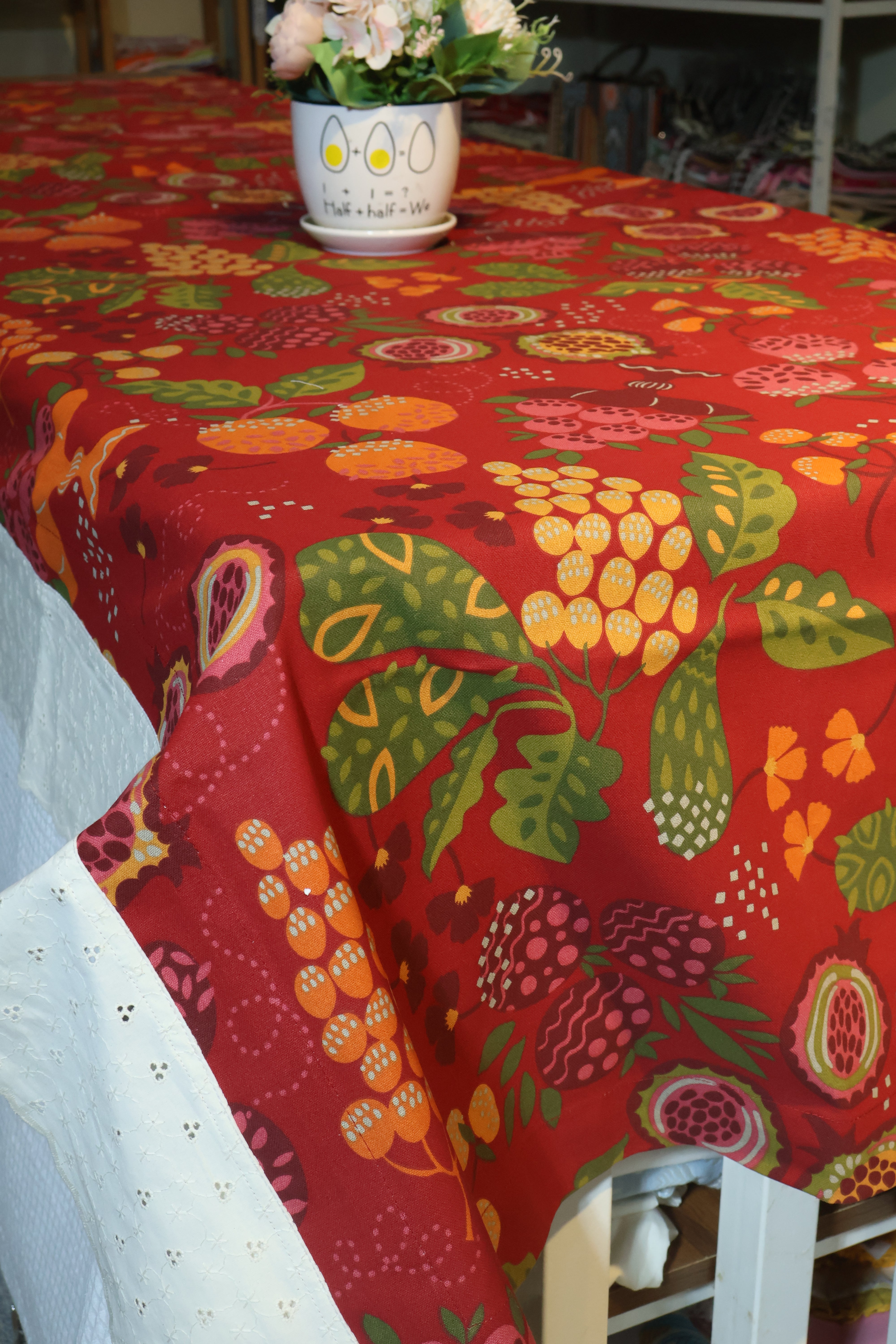 Table cloth - 6 seater(152cm * 228cm) Xmas Edition