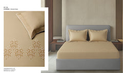 Bedsheets - King Premium machine embroidery bedsheets Sansaar : Charm