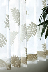 Curtains - Applique Premium Embroidery sheer curtains meher prebooking white base