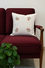 Cushion covers:Cross stitch embroidery 16*16 inches