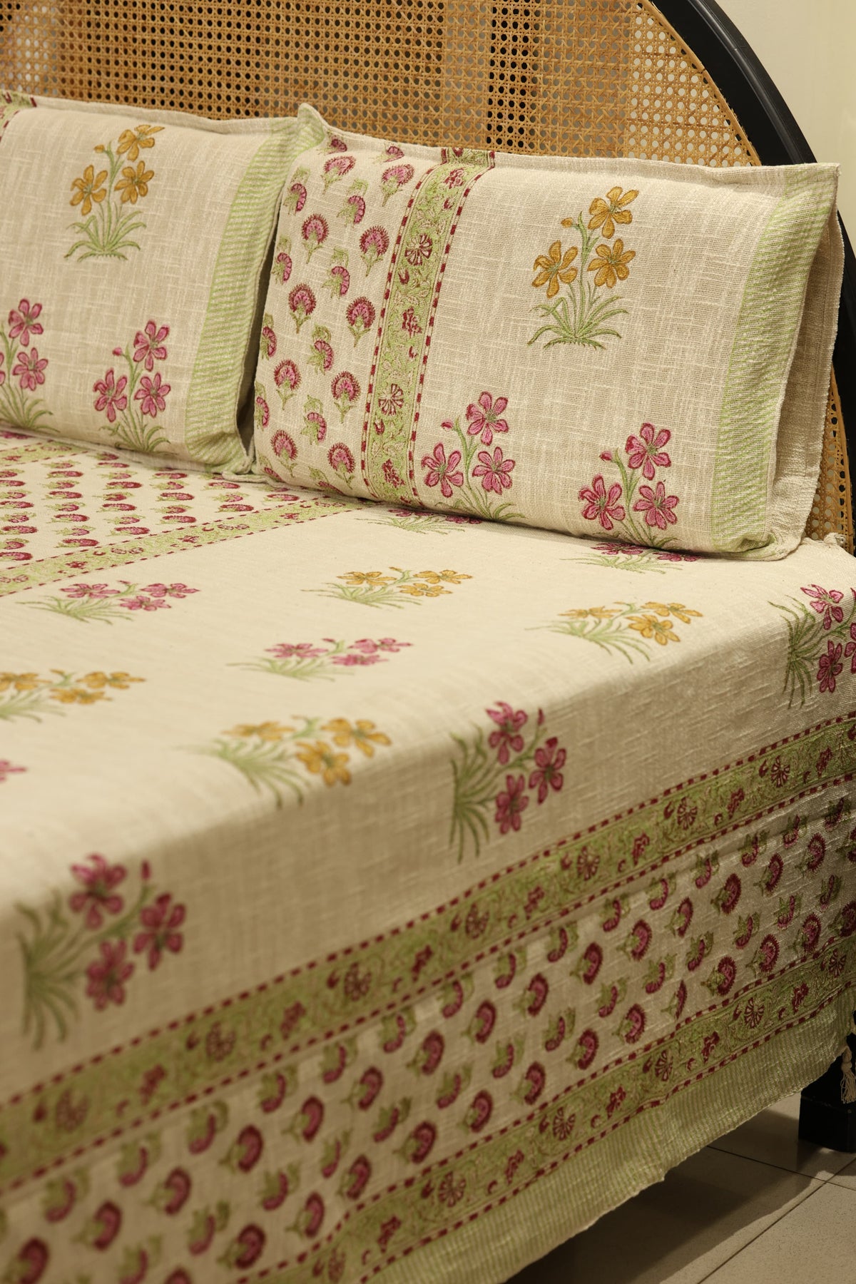 Spread : Handblock Jute Bedspread