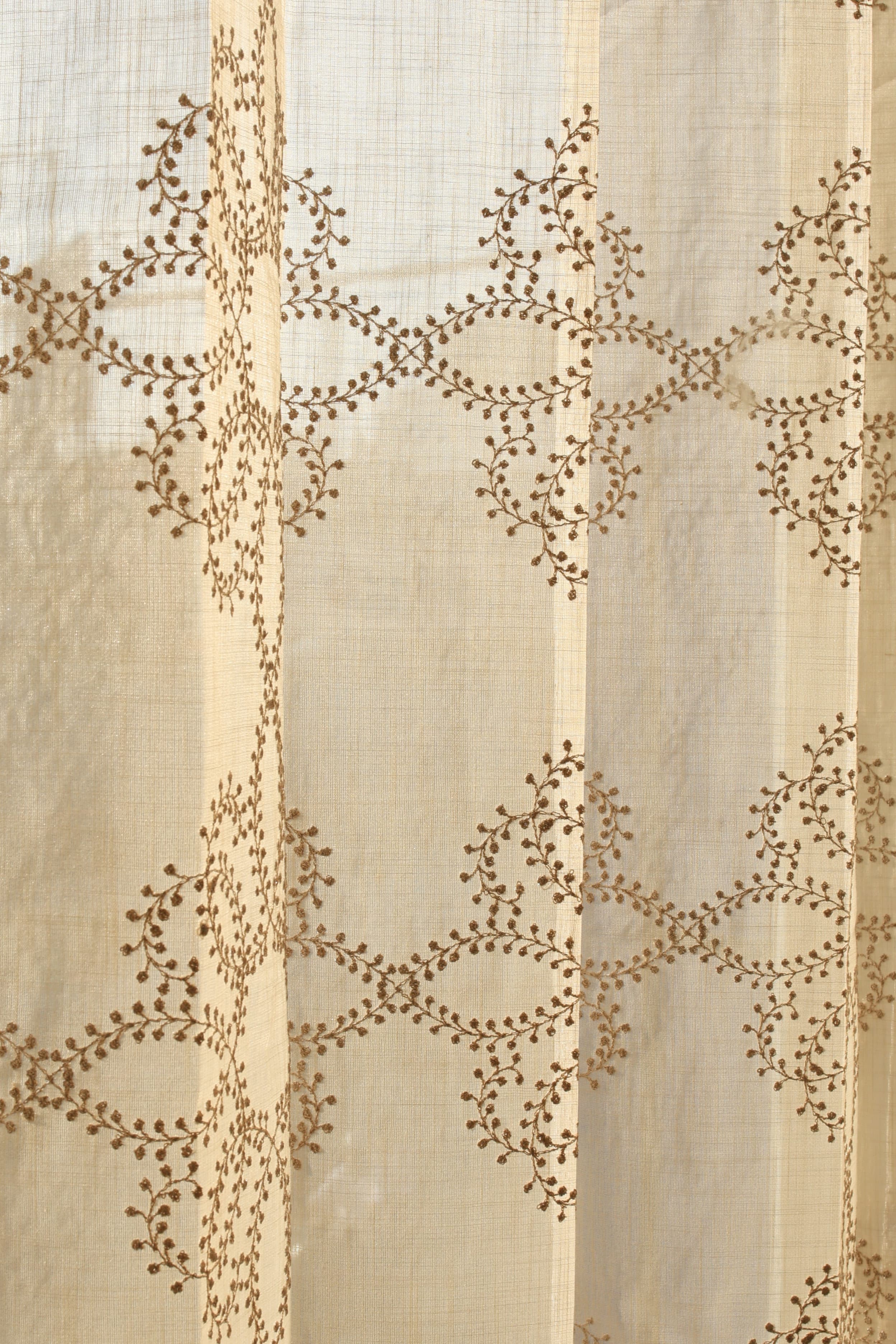 Curtains - Premium Embroidery sheer curtains tamhini prebooking zinnia
