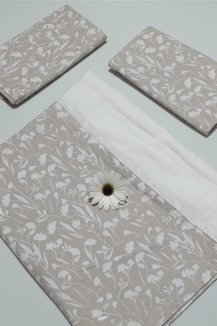 Bedsheets-Queen daily use border bedsheets