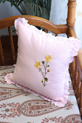 Cushion covers - Embroidery Buttercup Petal