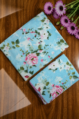 Bedsheets - King anokhi Quilted pillow cover bedsheets pastel exc