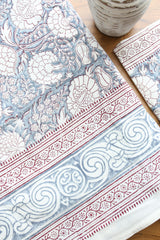 Bedsheets - Super king Mugal premium handblock cotton bedsheets