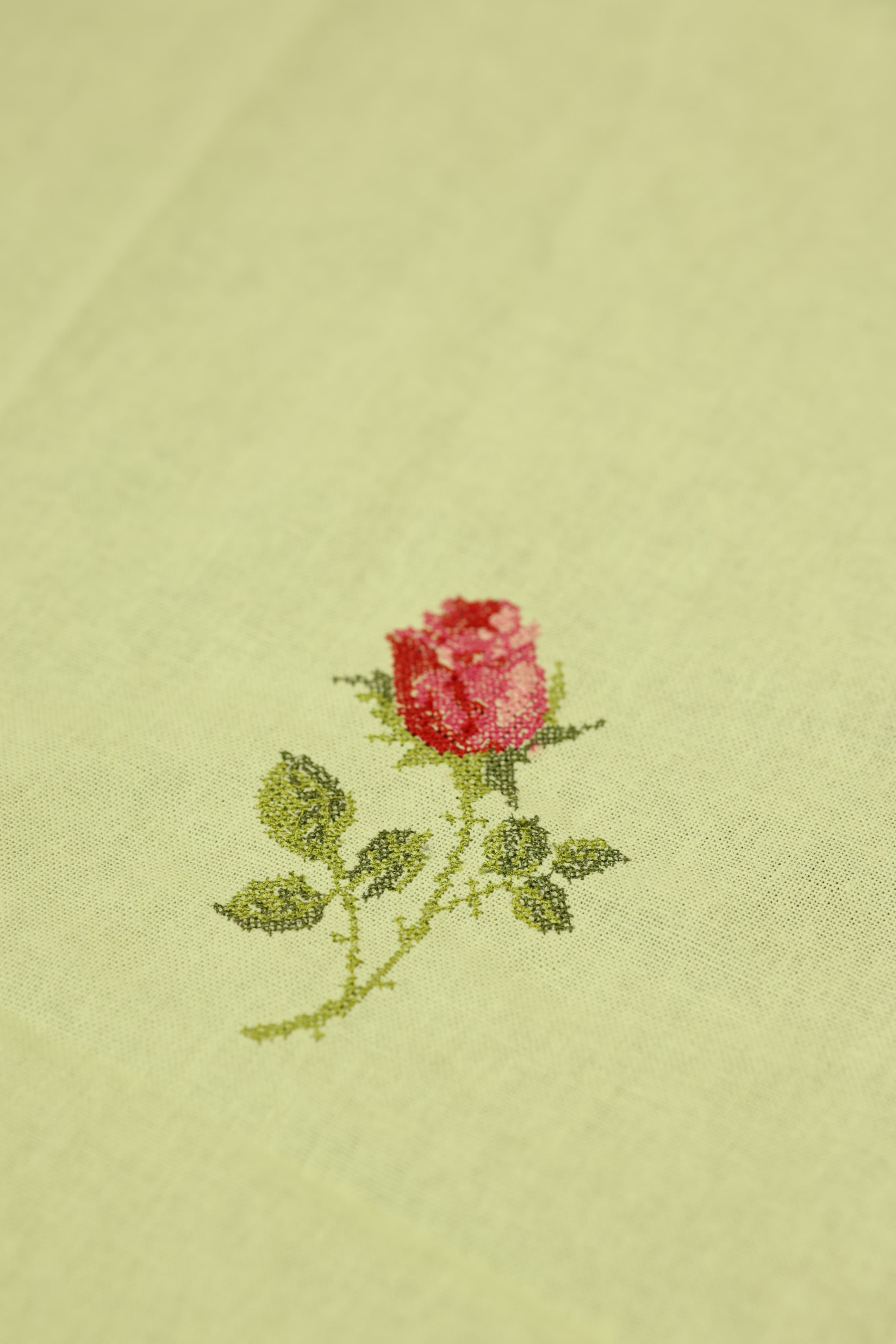 Table cloth - 6 seater cross stitch embroidery