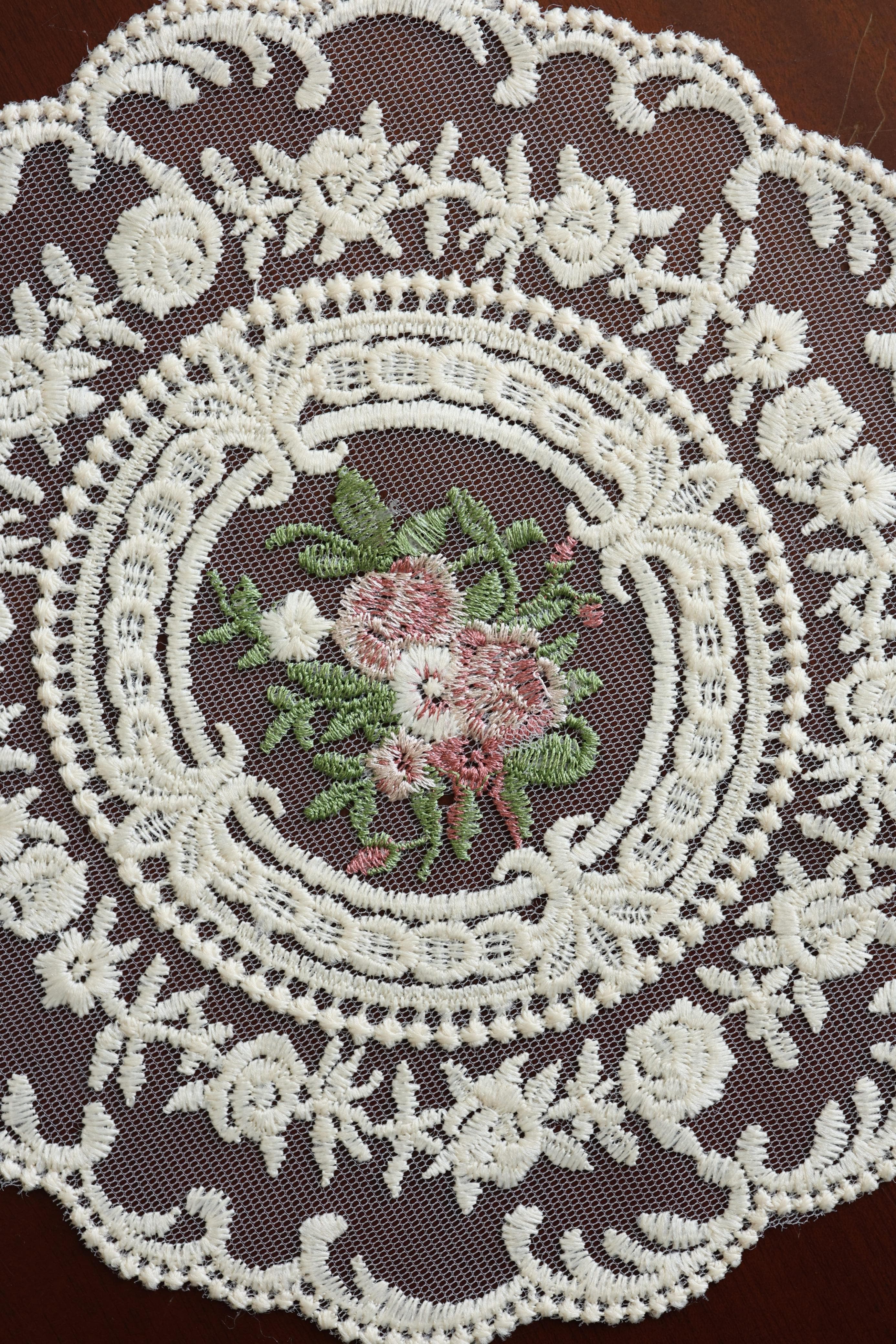 Coaster - Net Embroidery