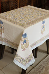 Table cloths - 8 seater Handblock printed canvas