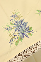 Table cloths - 8 seater cross stitch embroidery