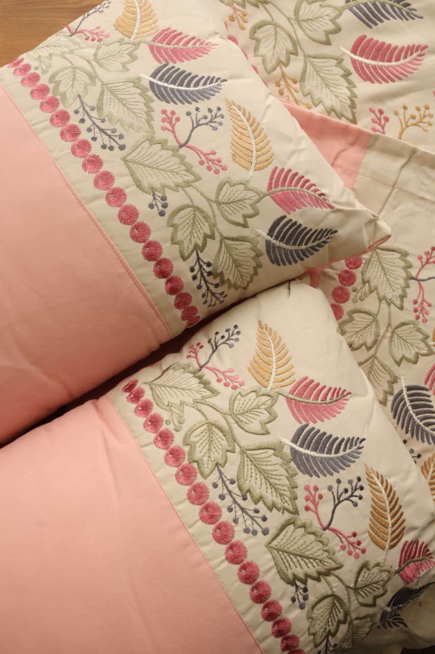 Full bedding set - King Premium embroidery 5 pcs set