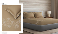 Bedsheets - King Premium machine embroidery bedsheets Sansaar : Charm
