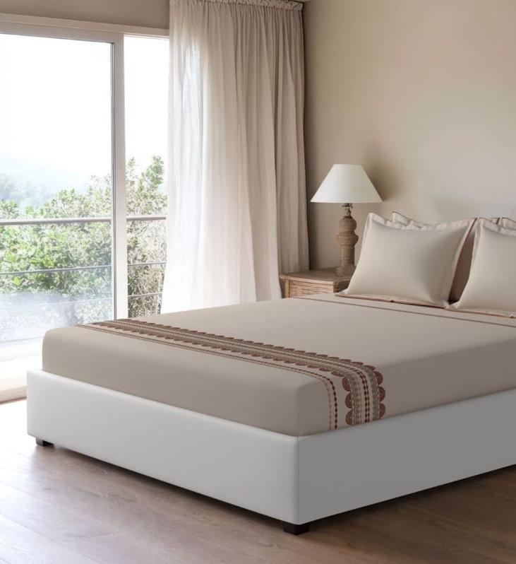 Bedsheets - King Premium machine embroidery bedsheets Sansaar : Saembro