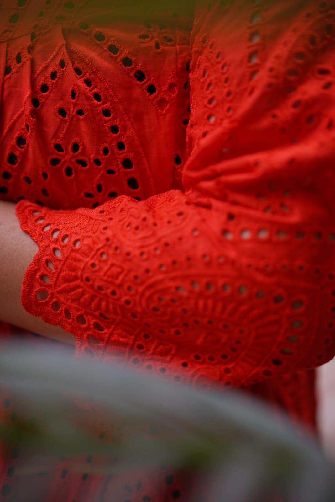 Red Hackoba Kurti Dress - Ready