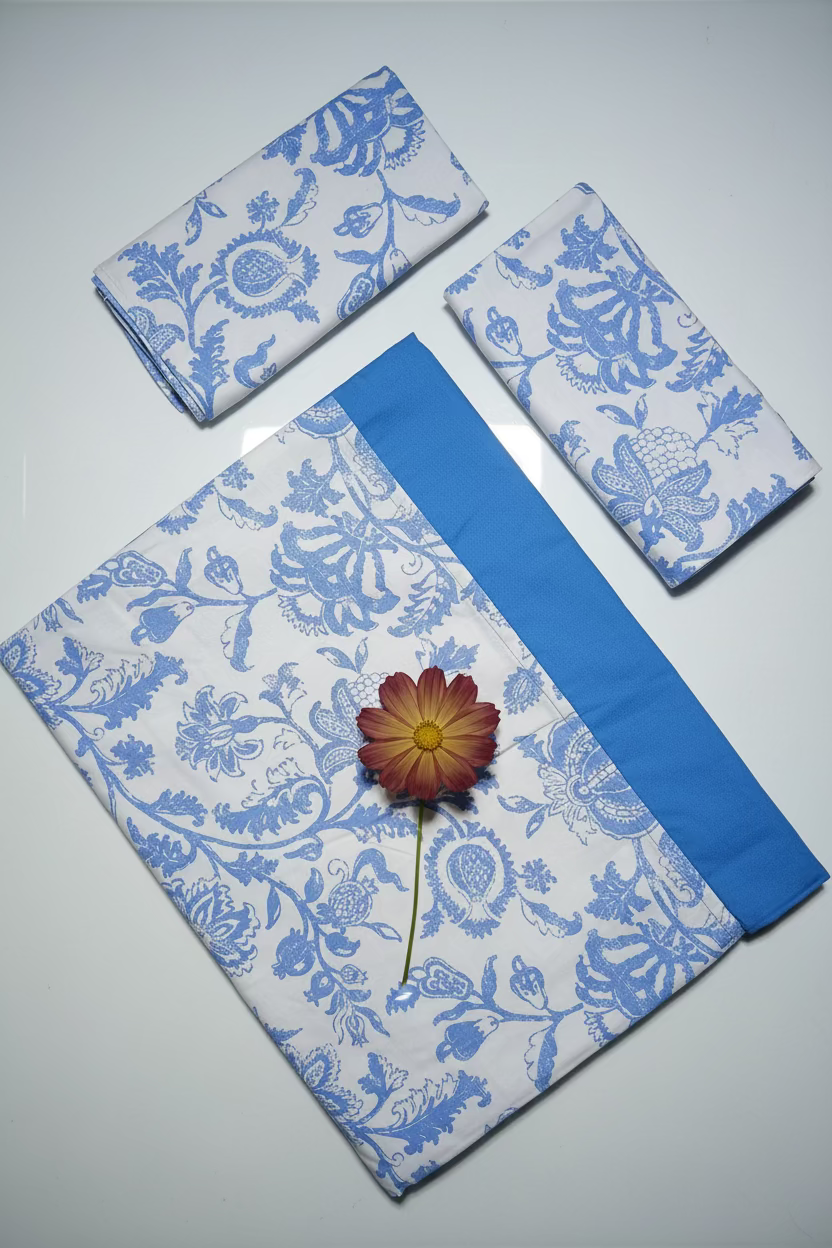 Bedsheets-Queen daily use border bedsheets