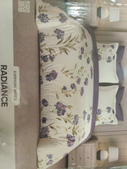 Bedsheets - King premium soft cotton bedsheet Digital Print DD   (Radiance)