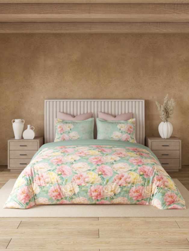 Bedsheets - King Premium digital print Soft cotton bedsheet - Elemental