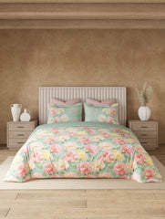 Bedsheets - King Premium digital print Soft cotton bedsheet - Elemental