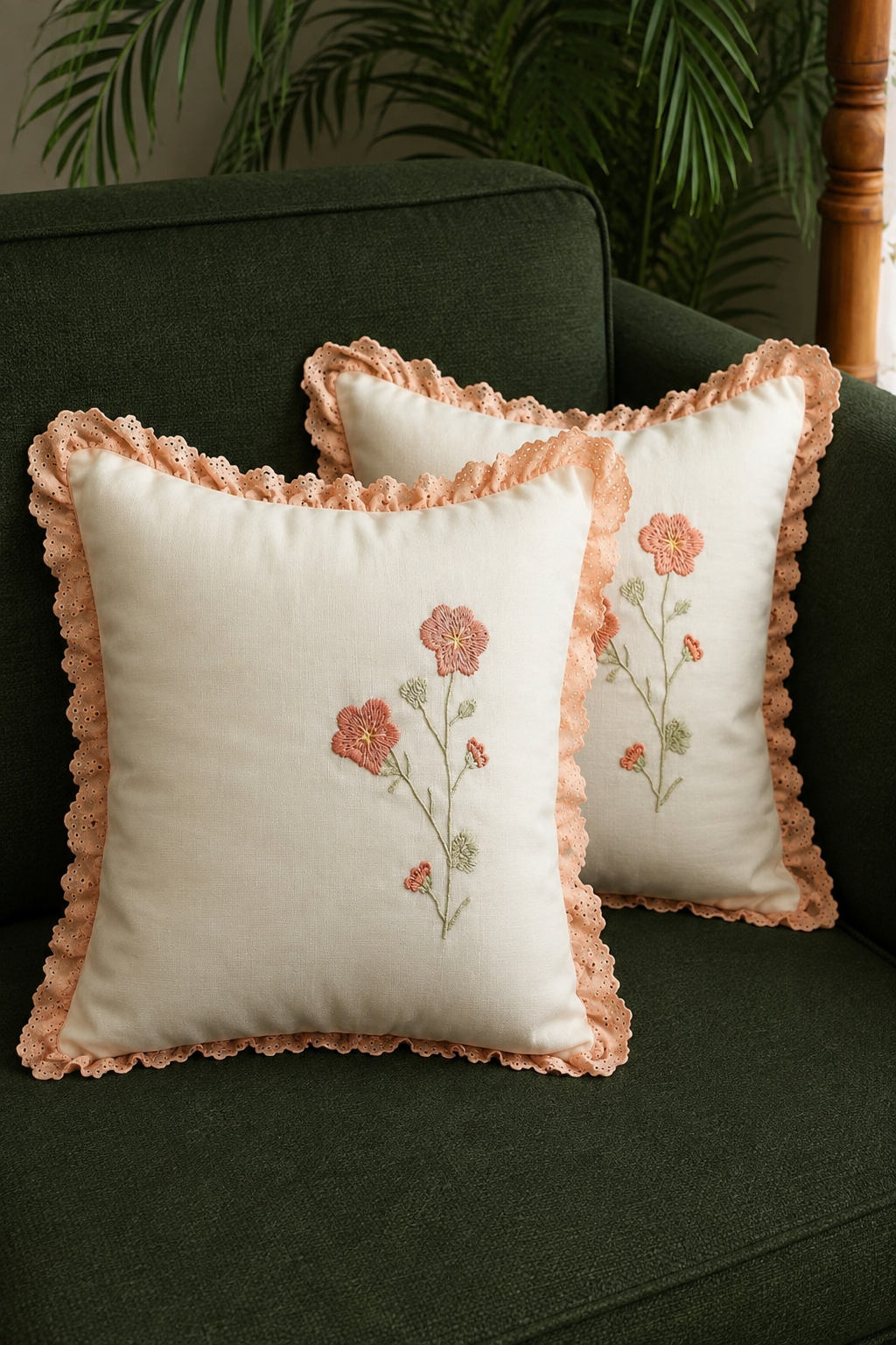 Cushion covers - (Embroidery)