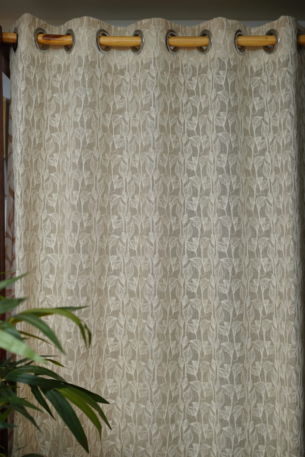Curtains -Premium embroidered sheer curtain