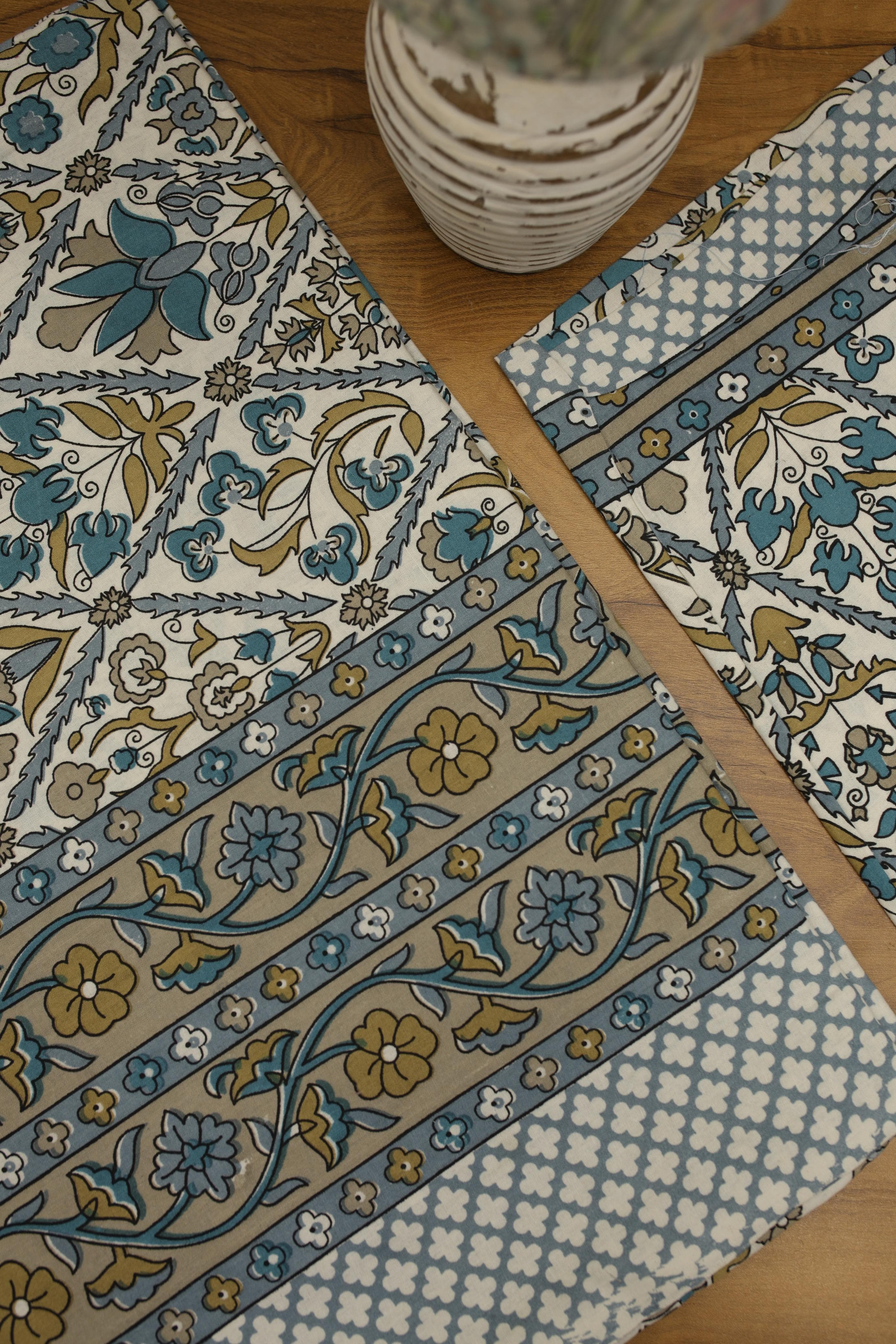 Daily use handblock bedsheets - 999 Queen