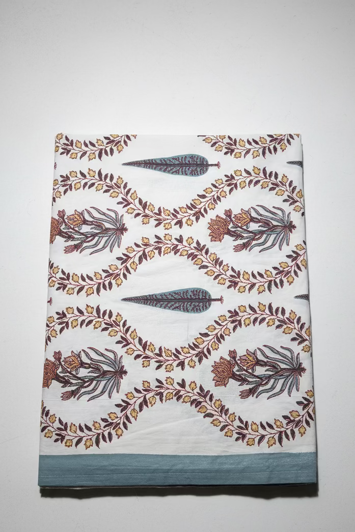 Bedsheets - Handblock queen rajwada print bedsheets