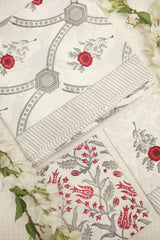 Bedsheets - King Percale cotton handblock bedsheets