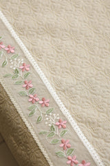 Sofa protector ( meter per) description embroidery