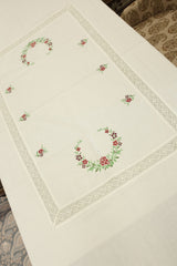 Table cloths - 6 seater cross stitch embroidery