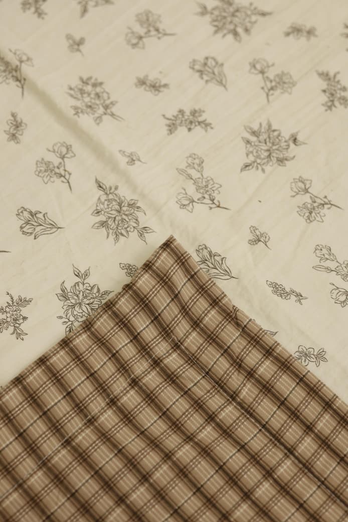 Double Dohar / blanket - English Floral