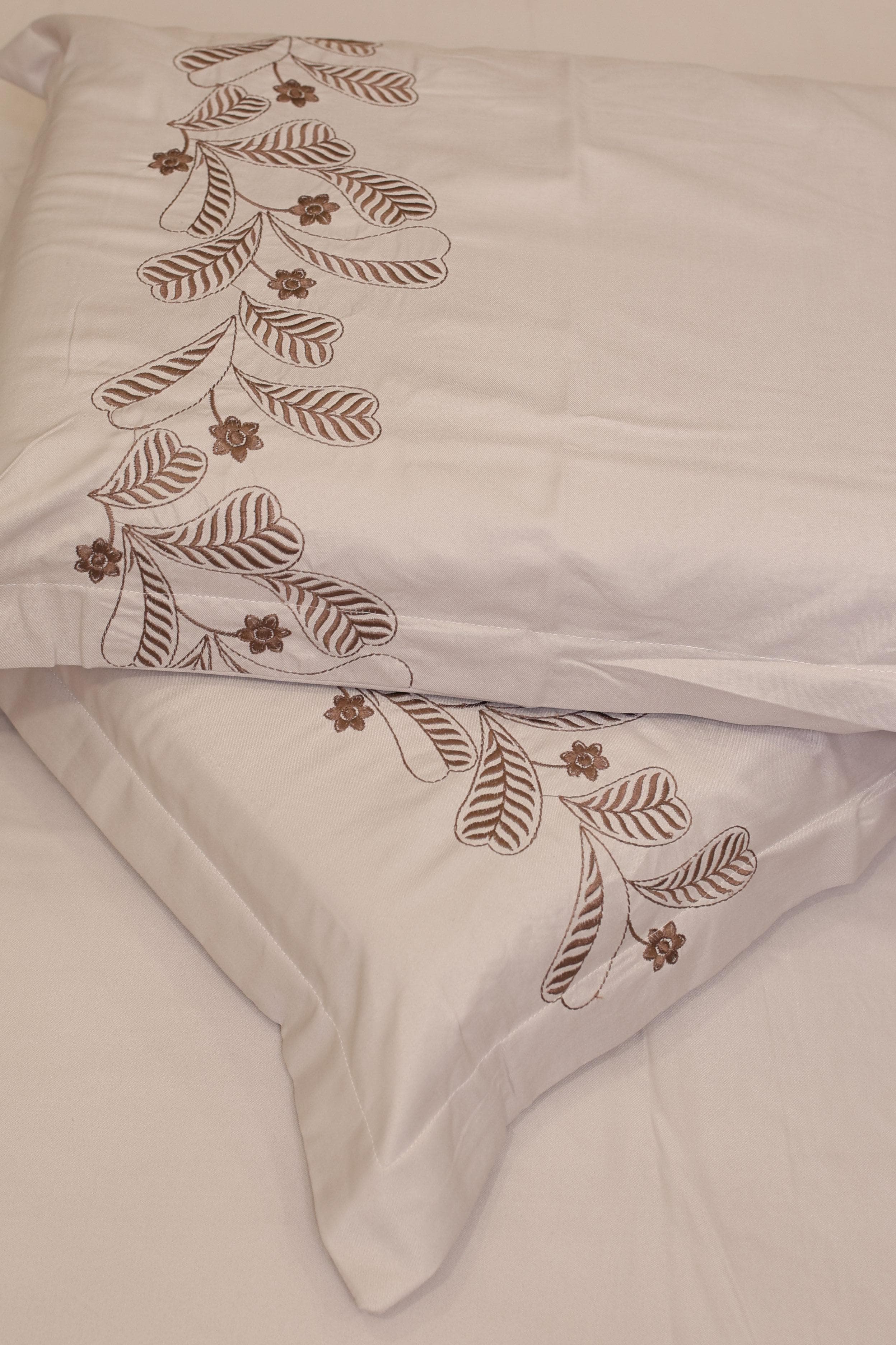 Elegant Embroidery Queen Bedsheet Set MEQ