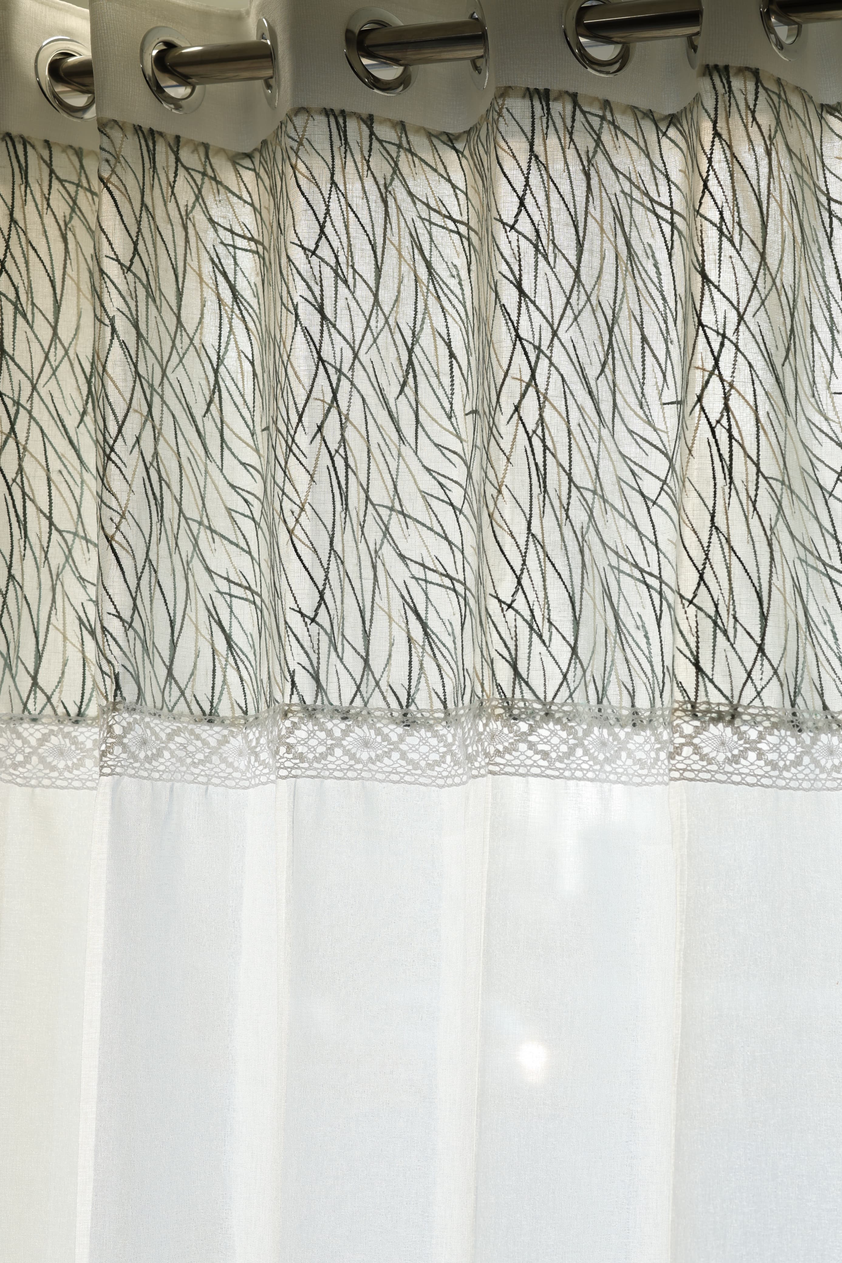 Curtains-Premium embroidery designer sheer curtains prebooking (description )